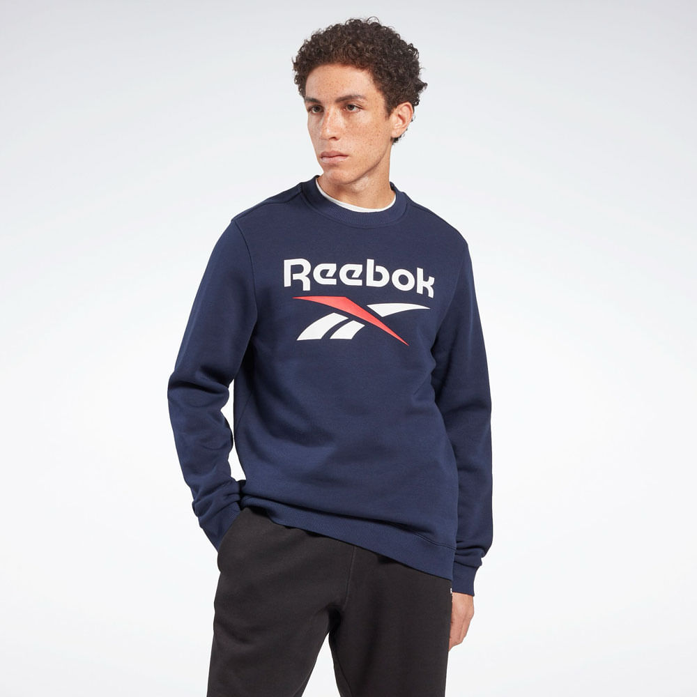 Polerón Training | Reebok Identity Big Logo Fleece Crew | Hombre